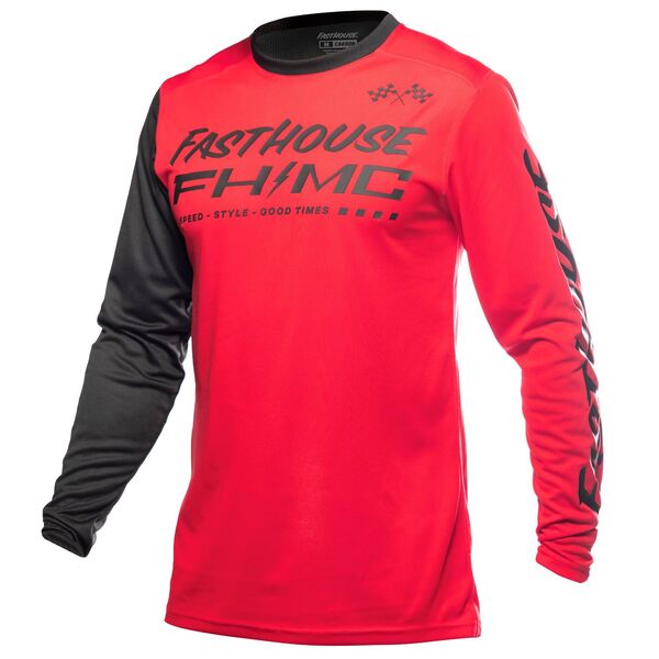 Jersey Fasthouse Carbon Method Rojo Negro