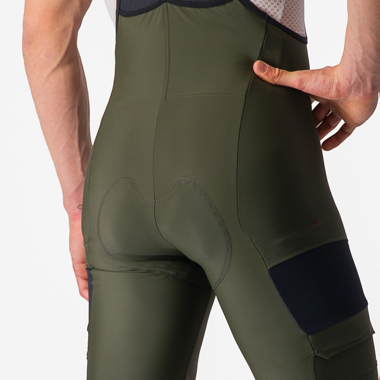 Bibshort Castelli Unlimited Cargo Deep Green