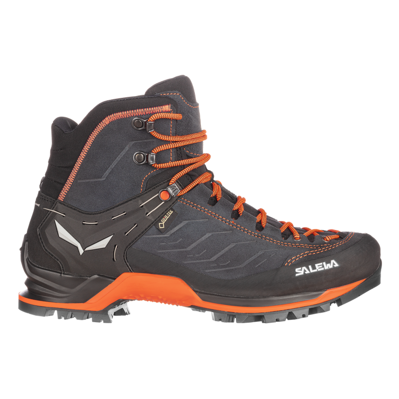 Salewa Zapato Hombre Mtn Trainer Mid Gtx Asphalt/Fluo Orange - Rideshop