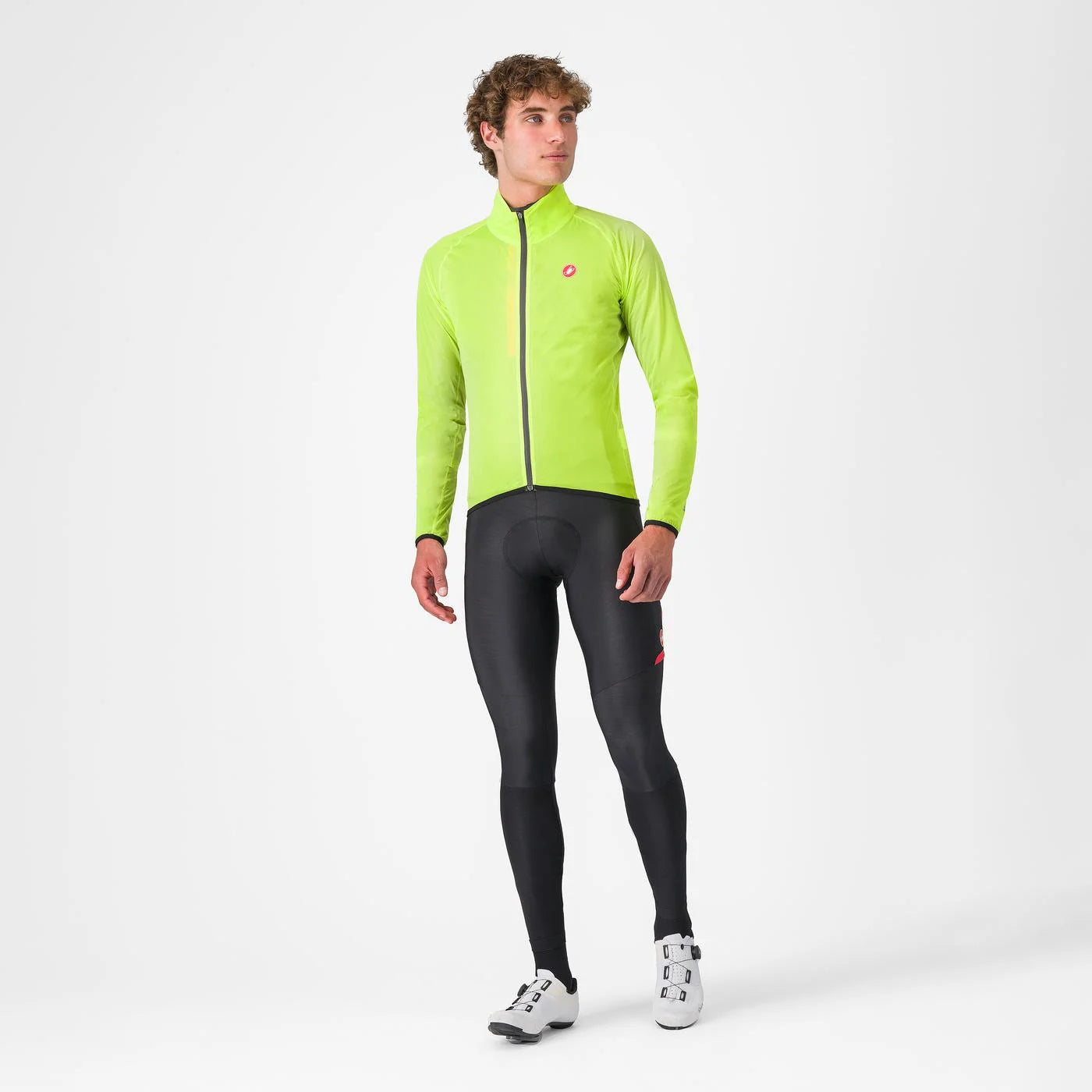 Cortaviento Impermebale Castelli Squall Shell Amarillo Fluor