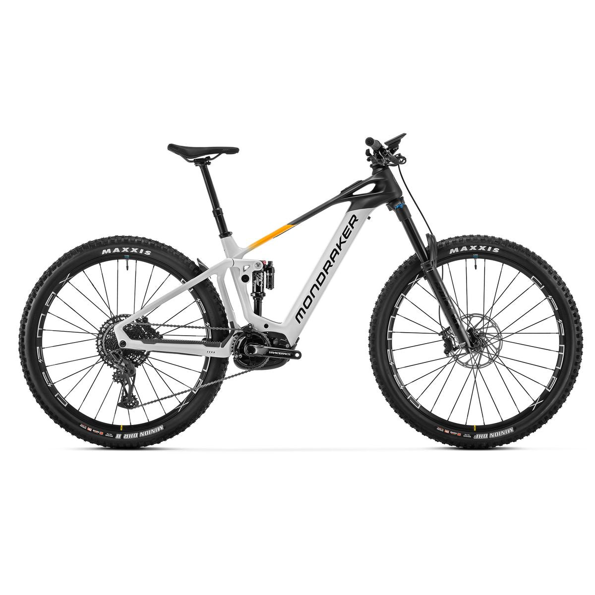 Bicicleta Eléctrica Mondraker Crafty Carbon R 2024 Blanca/Gris Talla M