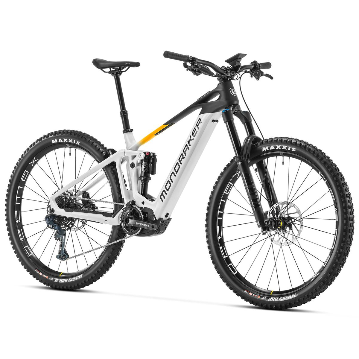 Bicicleta Eléctrica Mondraker Crafty Carbon R 2024 Blanca/Gris Talla M