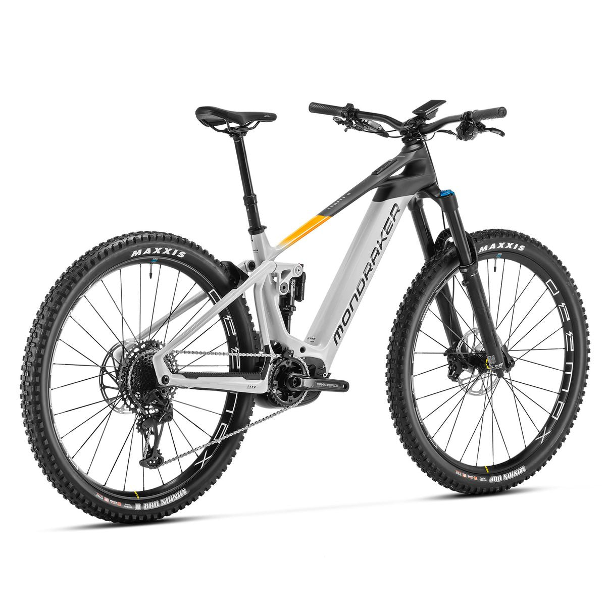Bicicleta Eléctrica Mondraker Crafty Carbon R 2024 Blanca/Gris Talla M