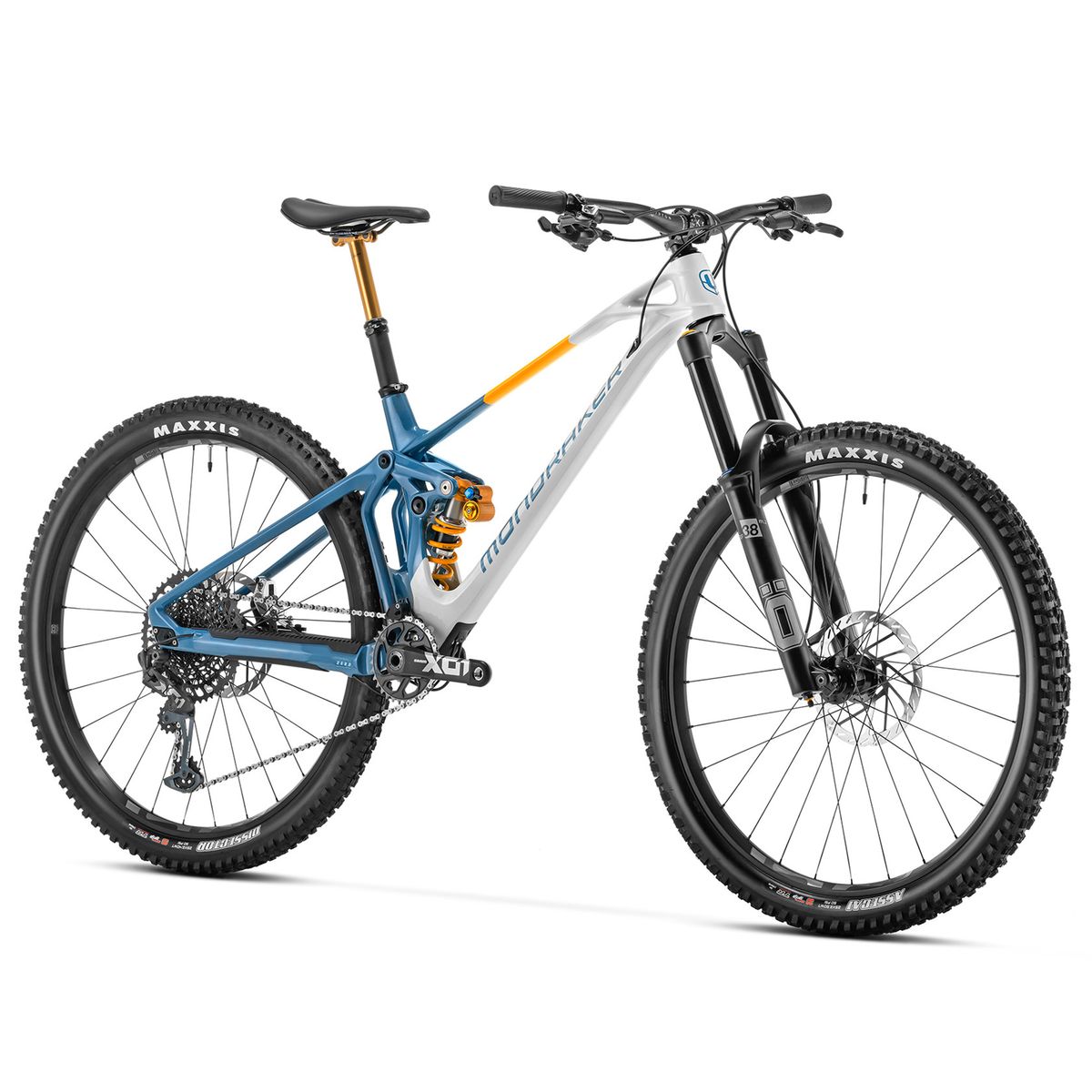 Bicicleta Mondraker Superfoxy Carbon RR 2024 Verde/Blanca Talla M