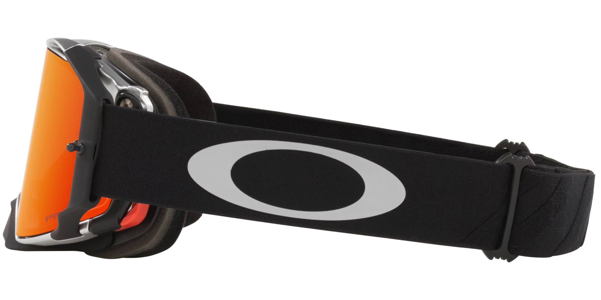 Lentes Oakley Airbrake MX Goggles Prizm MX Torch Iridium Lenses Tuff Blocks Black Gunmetal Strap