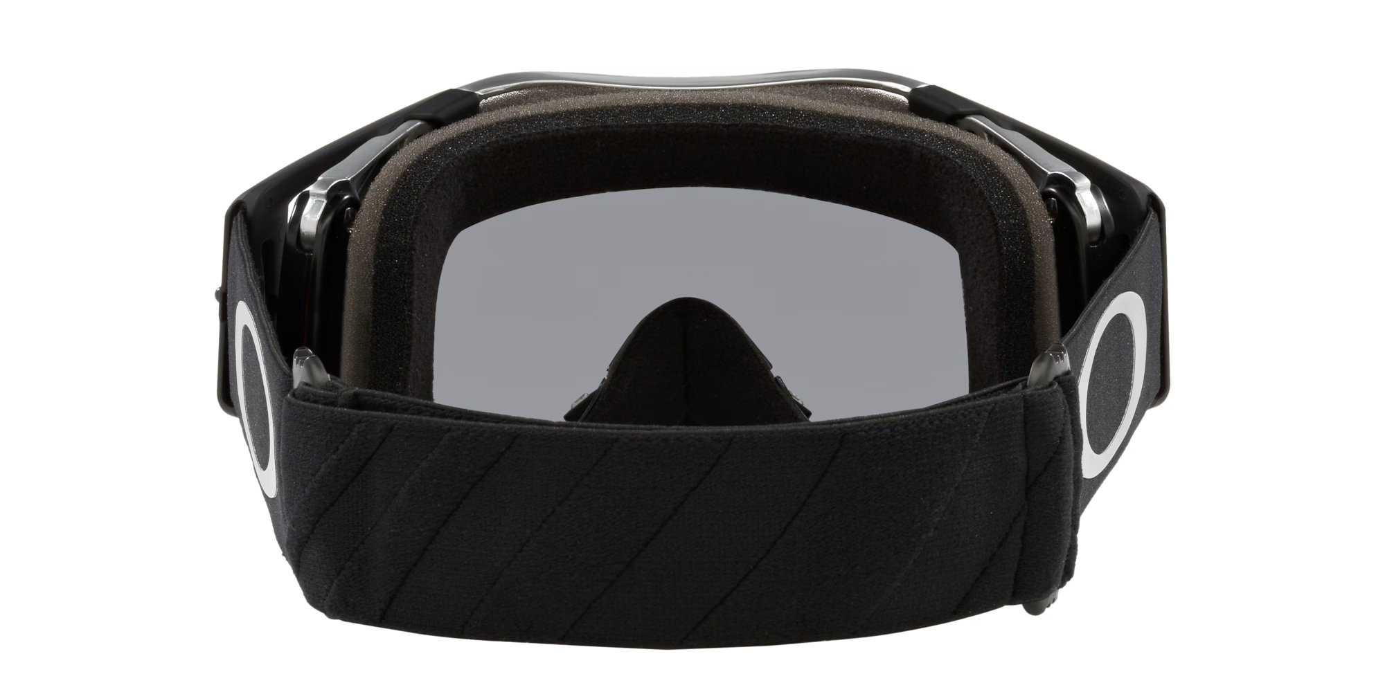 Lentes Oakley Airbrake MX Goggles Dark Grey Lenses Tuff Blocks Gunmetal Black Strap