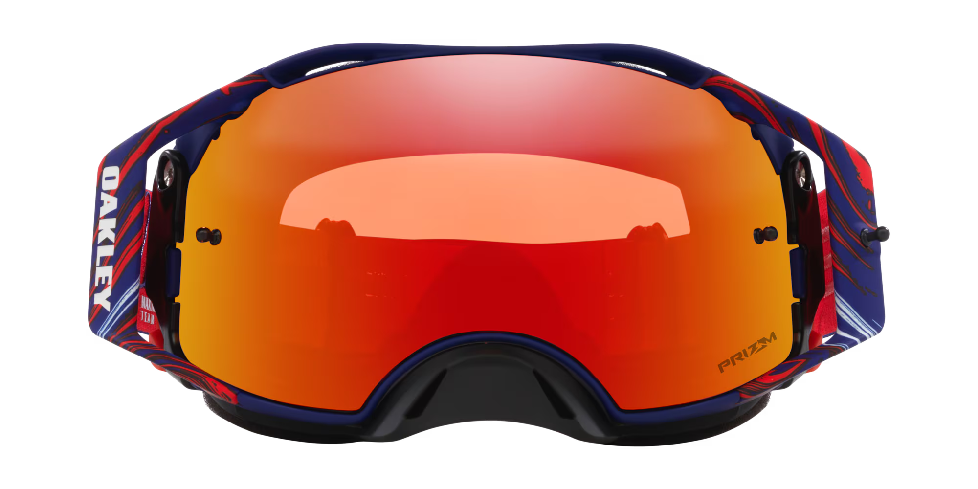 Lentes Oakley Airbrake MX Maxime Renaux Signature Series Goggles Prizm MX Torch Iridium Lenses Maxime Renaux Signature Strap