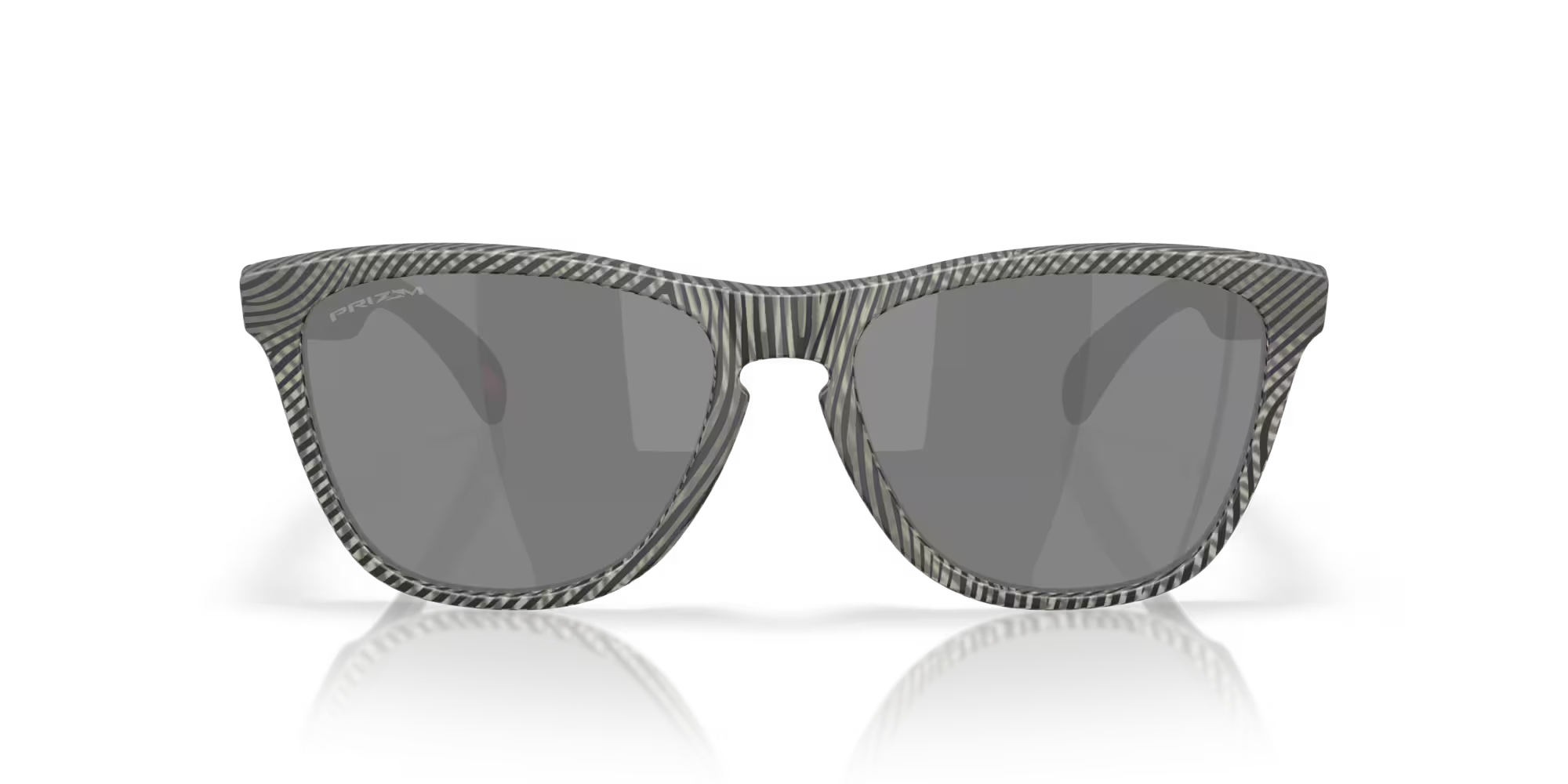 Anteojos Oakley Frogskins Night Mission Collection Prizm Black Lenses Matte Grey Ink Fingerprint Frame
