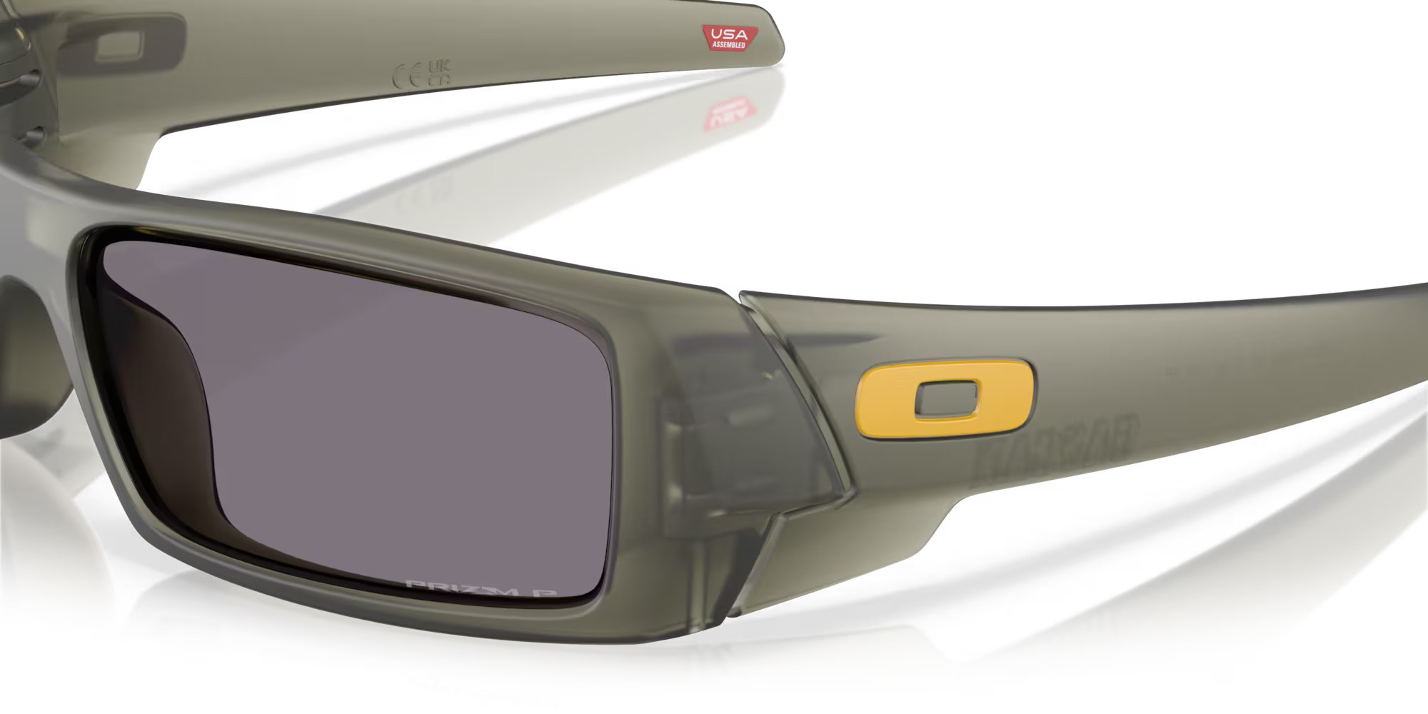 Lentes Oakley Gascan Latitude Collection Prizm Grey Polarized Lenses Matte Transparent Olive Ink Frame