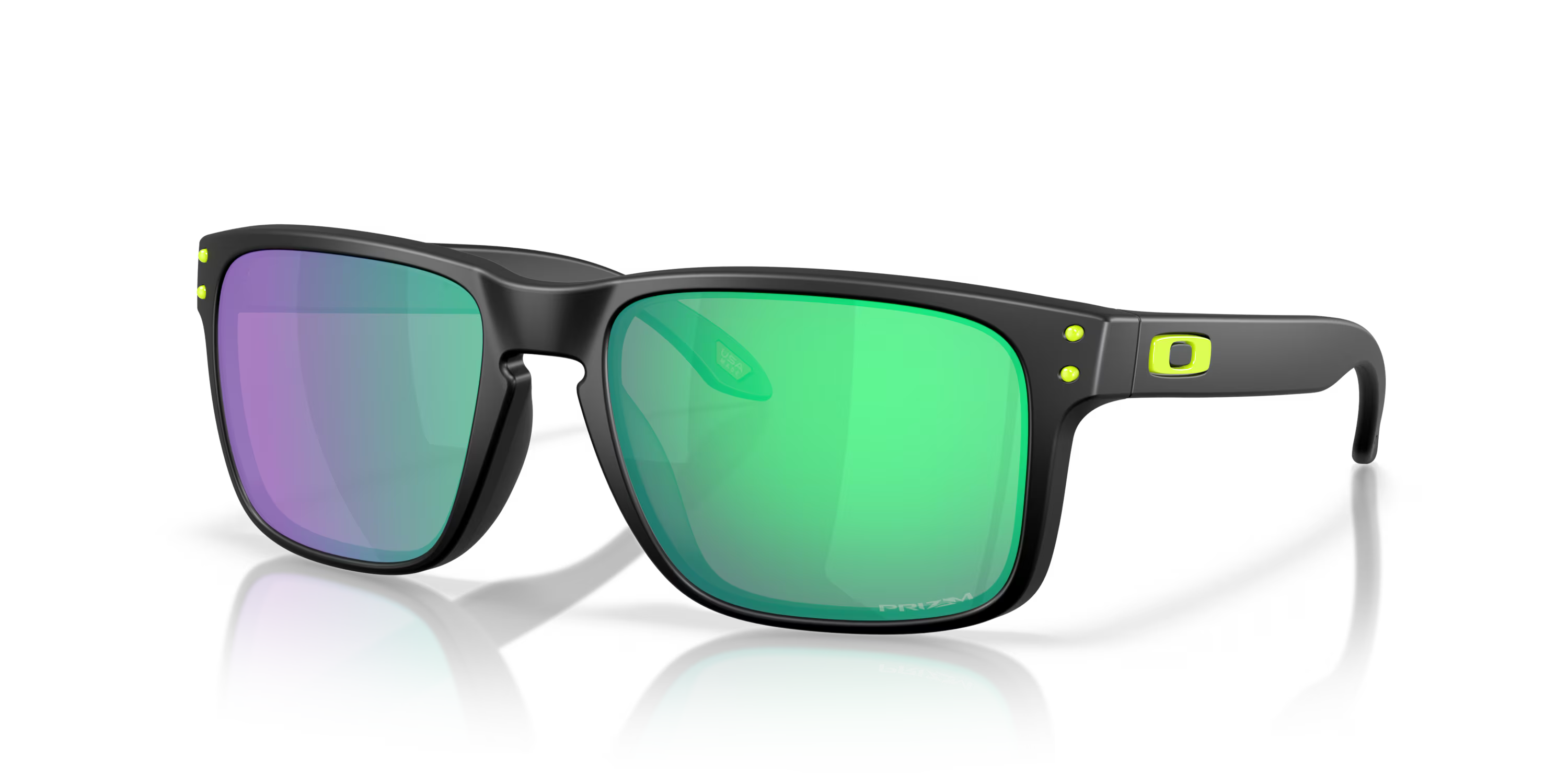 Lentes Oakley Holbrook Court Collection Prizm Road Jade Lenses Matte Black Frame