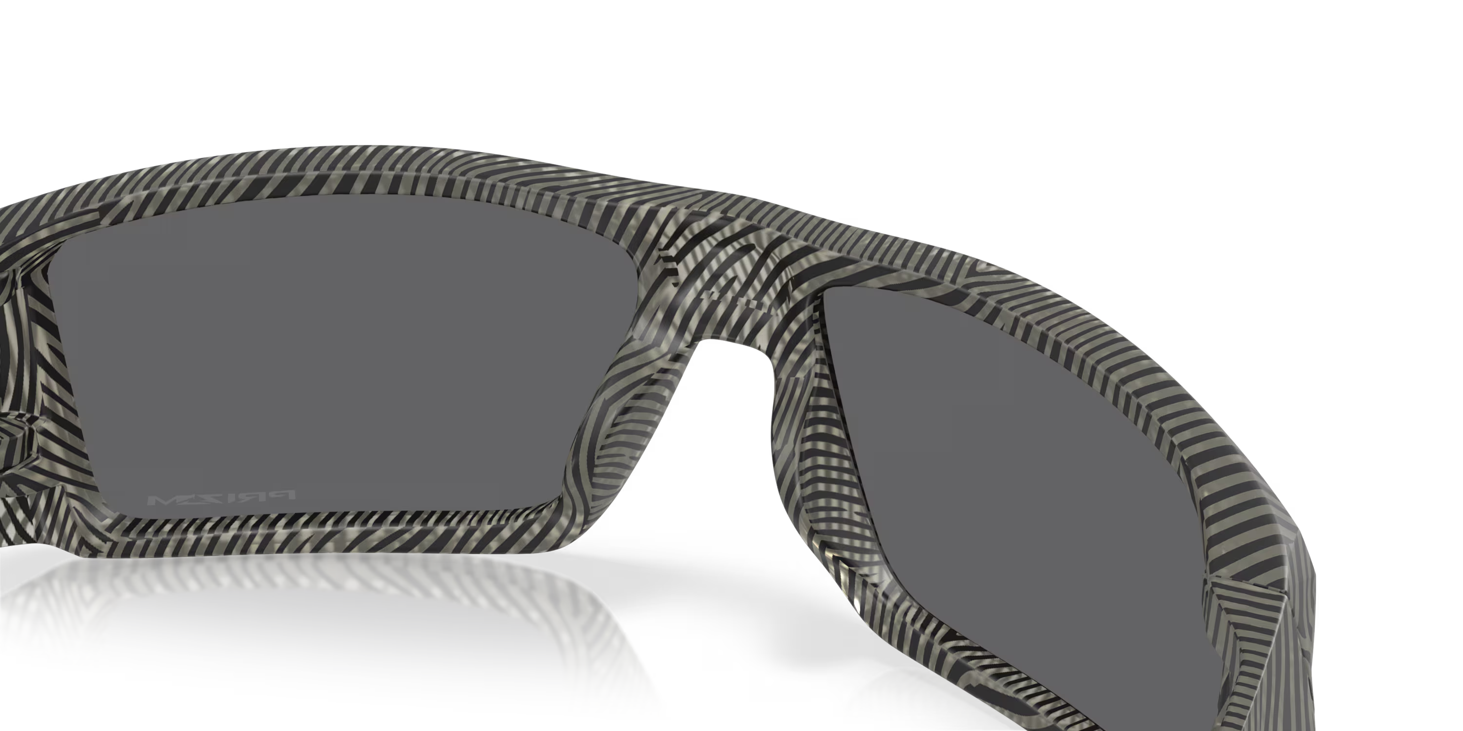 Lentes Oakley Heliostat Night Mission Collection Prizm Black Lenses Matte Grey Ink Fingerprint Frame
