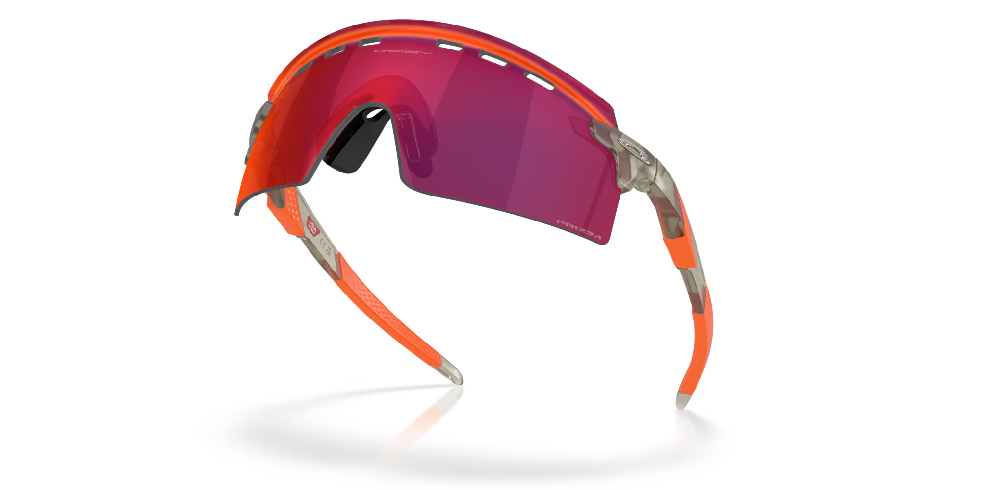 Lentes Oakley Encoder Strike Prizm Road Lenses Matte Grey Ink Frame
