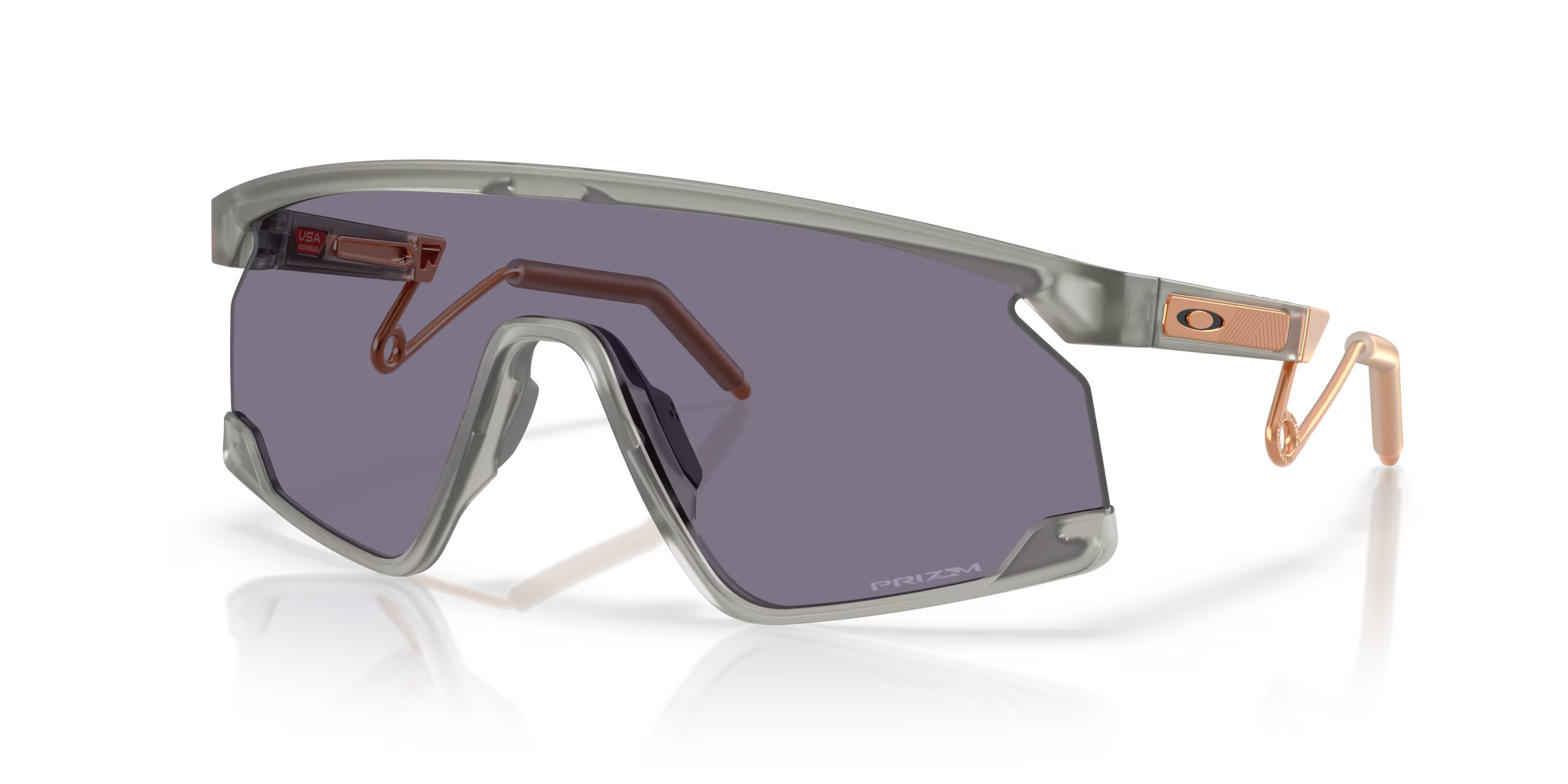 Lentes Oakley BXTR Metal Forge Collection Prizm Grey Lenses Transparent Grey Ink Frame