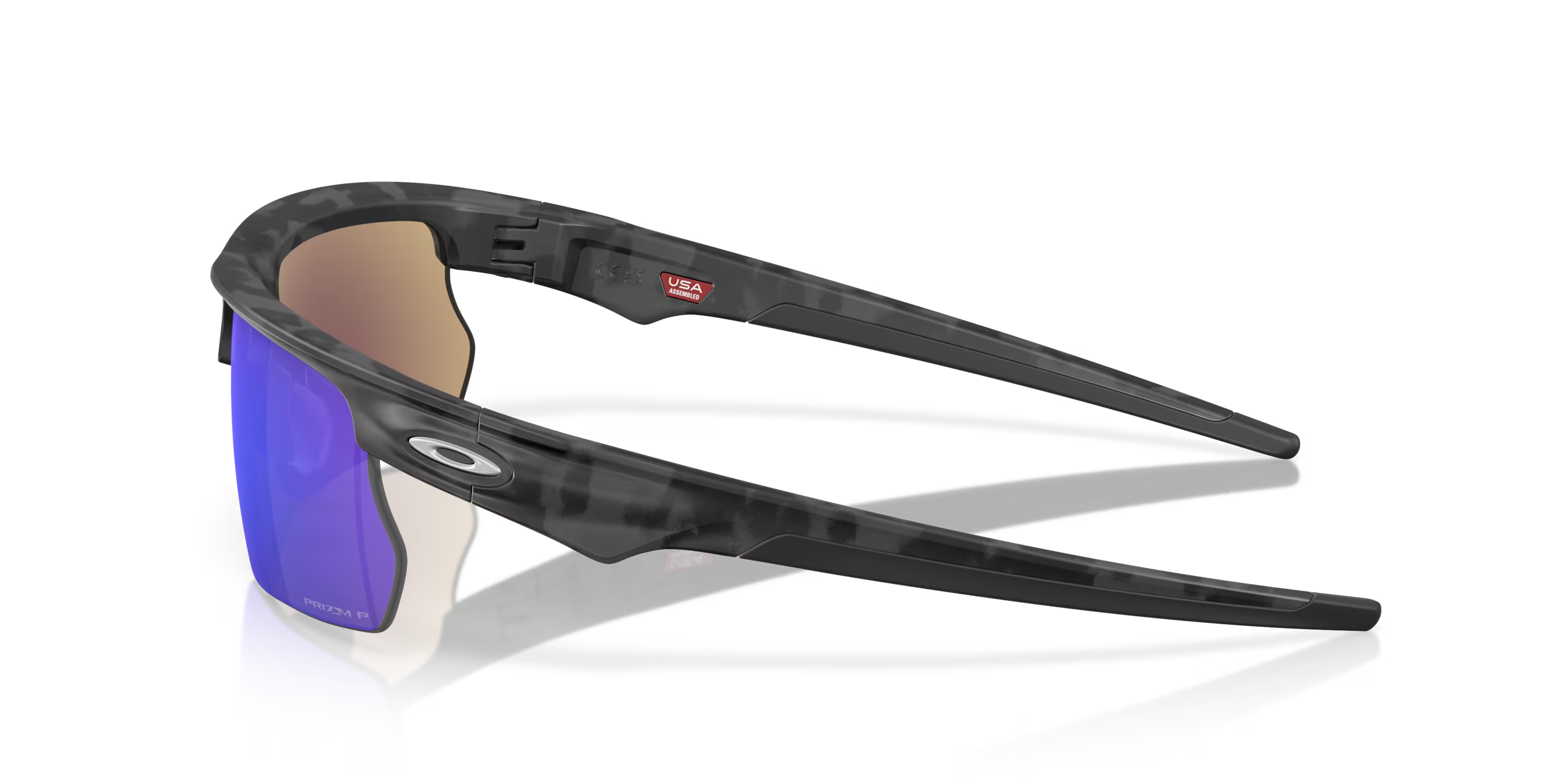 Lentes Oakley BiSphaera Prizm Sapphire Polarized Lenses  Matte grey Camo Frame