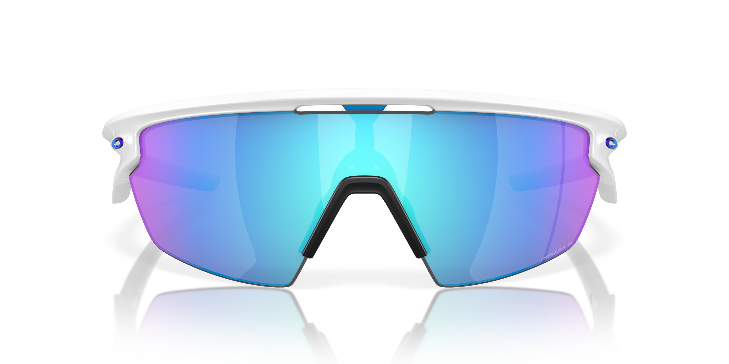 Lentes Oakley Sphaera Prizm Sapphire Polarized Lenses Matte White Frame