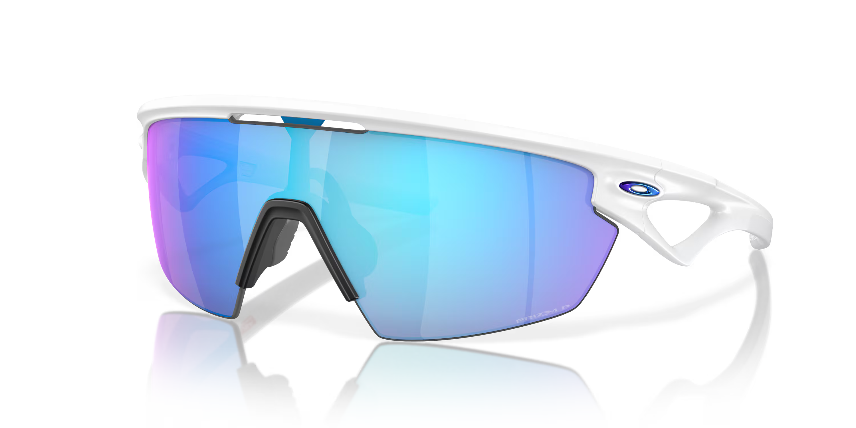 Lentes Oakley Sphaera Prizm Sapphire Polarized Lenses Matte White Frame