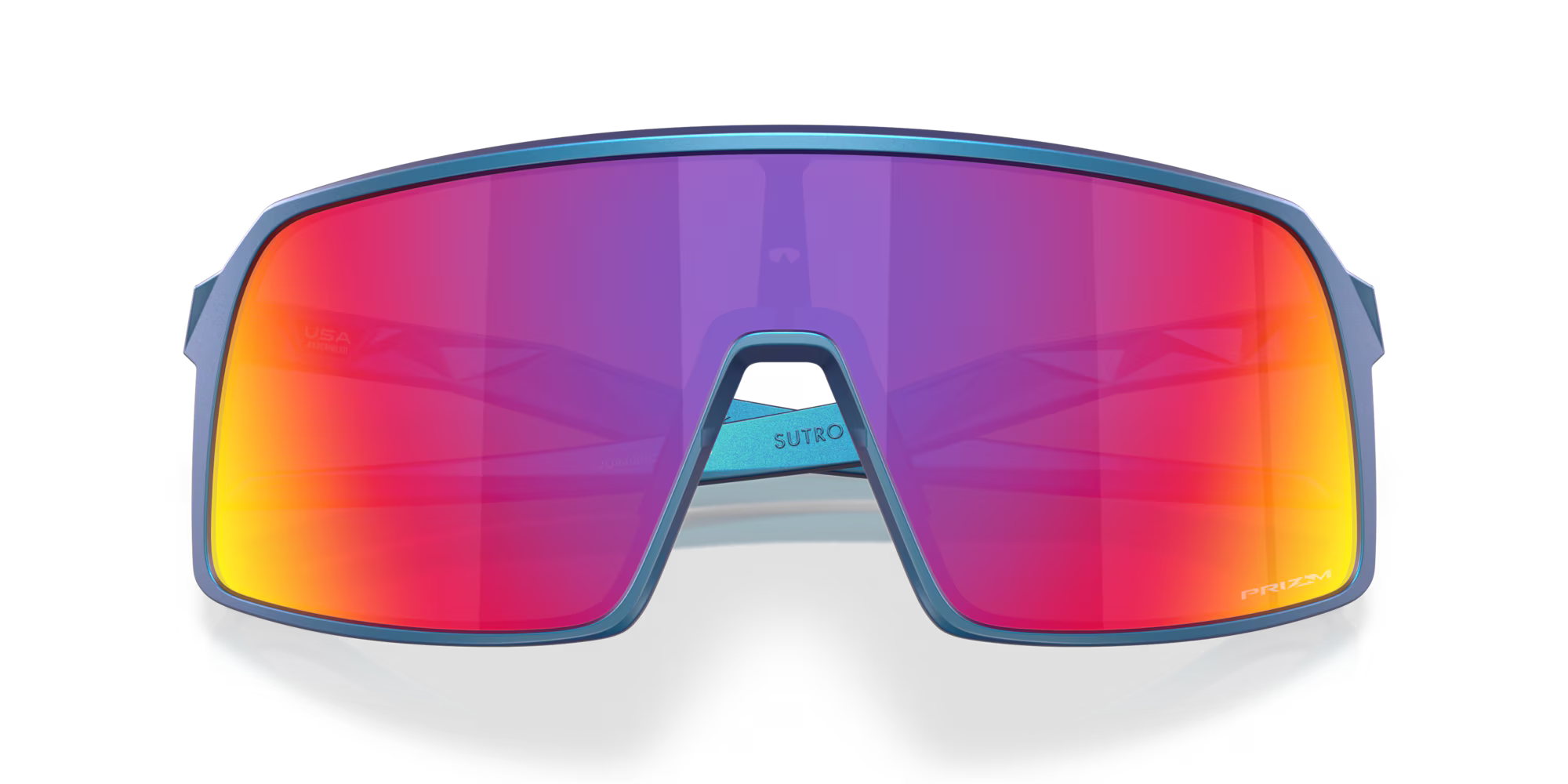 Lentes Oakley Sutro Prizm Road Lenses Matte Cyan/Blue Colorshift Frame