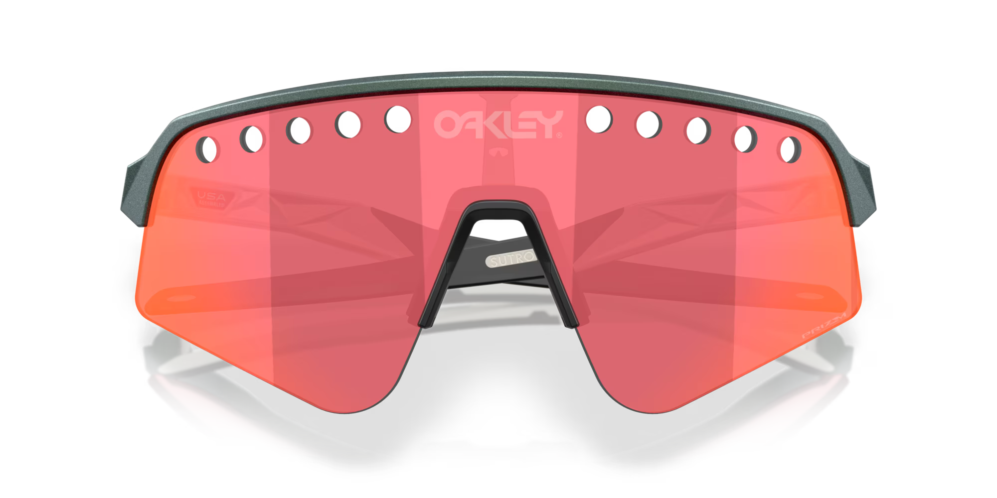 Lentes Oakley Sutro Lite Sweep Pacific Trail Collection Prizm Trail Torch Lenses Matte Silver/Blue Colorshift Frame
