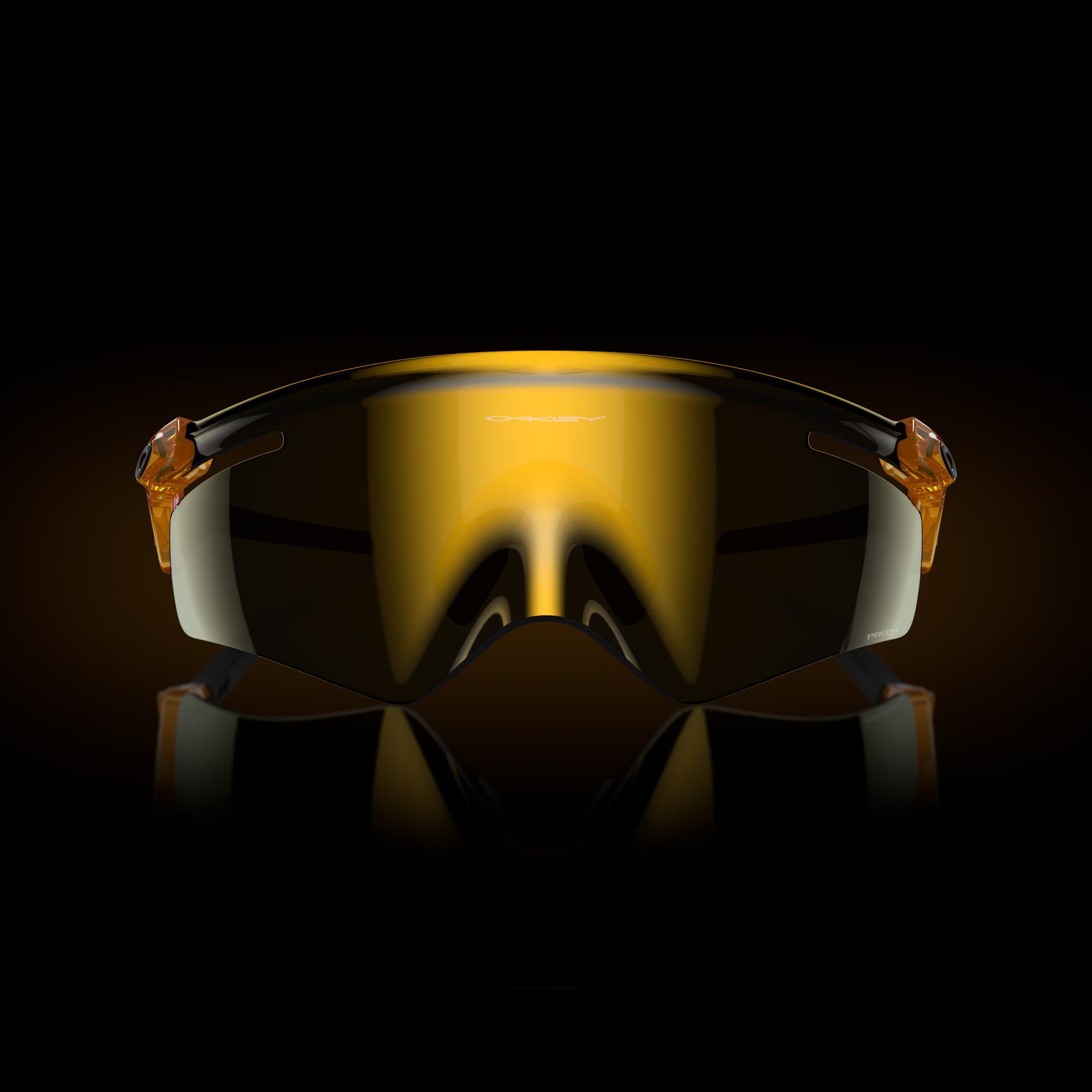 Lentes Oakley QNTM Kato Prizm 24K Lenses Transparent Light Curry Frame