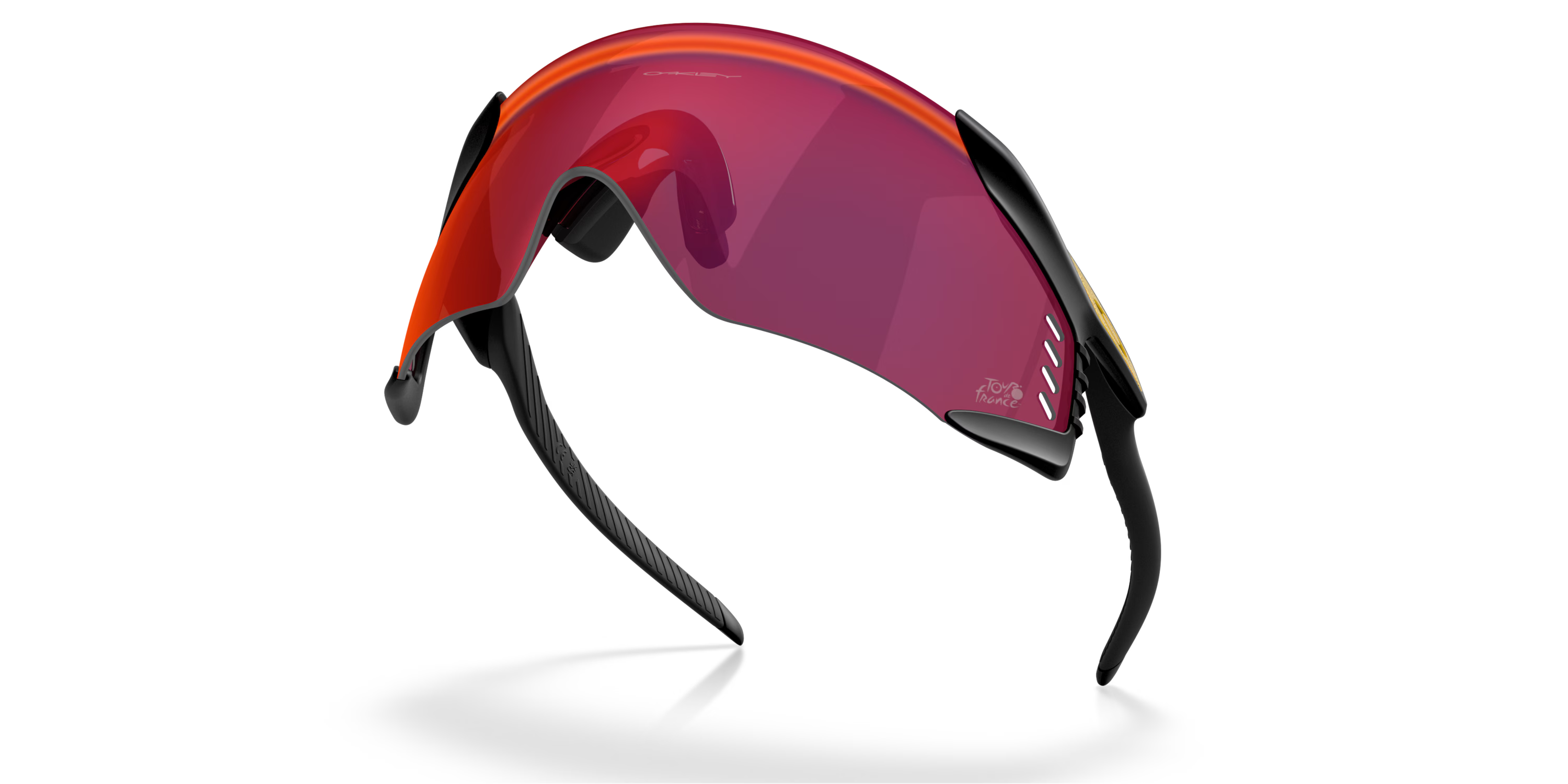 Lentes Oakley Tour De France 2025 Velo Kato Prizm Road Lenses Matte Black Frame