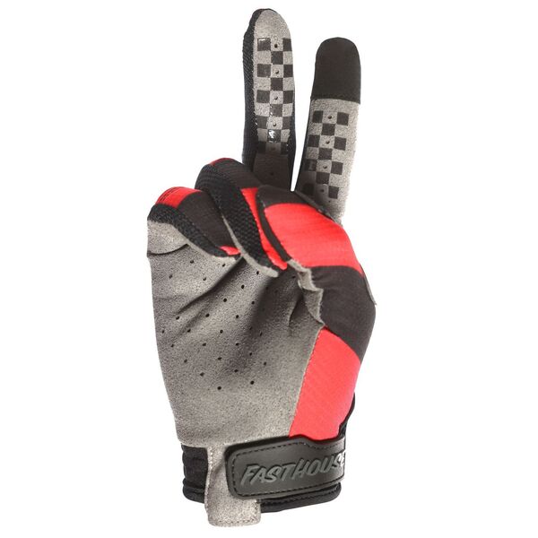 Guantes Fasthouse Speed Style Akin Negro Rojo
