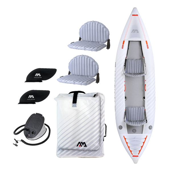 Kayak Ultraliviano Aqua Marina Halve Single / Doble Blanco