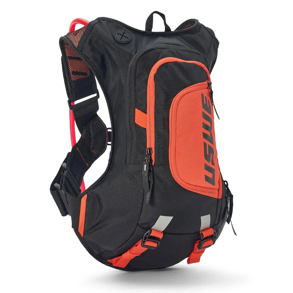 Mochila de Hidratación USWE Hydro 12L Negro Naranjo