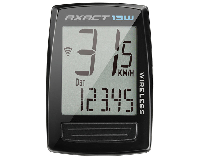 AXACT 13W WIRELESS CYCLE COMPUTER BLACK - Rideshop