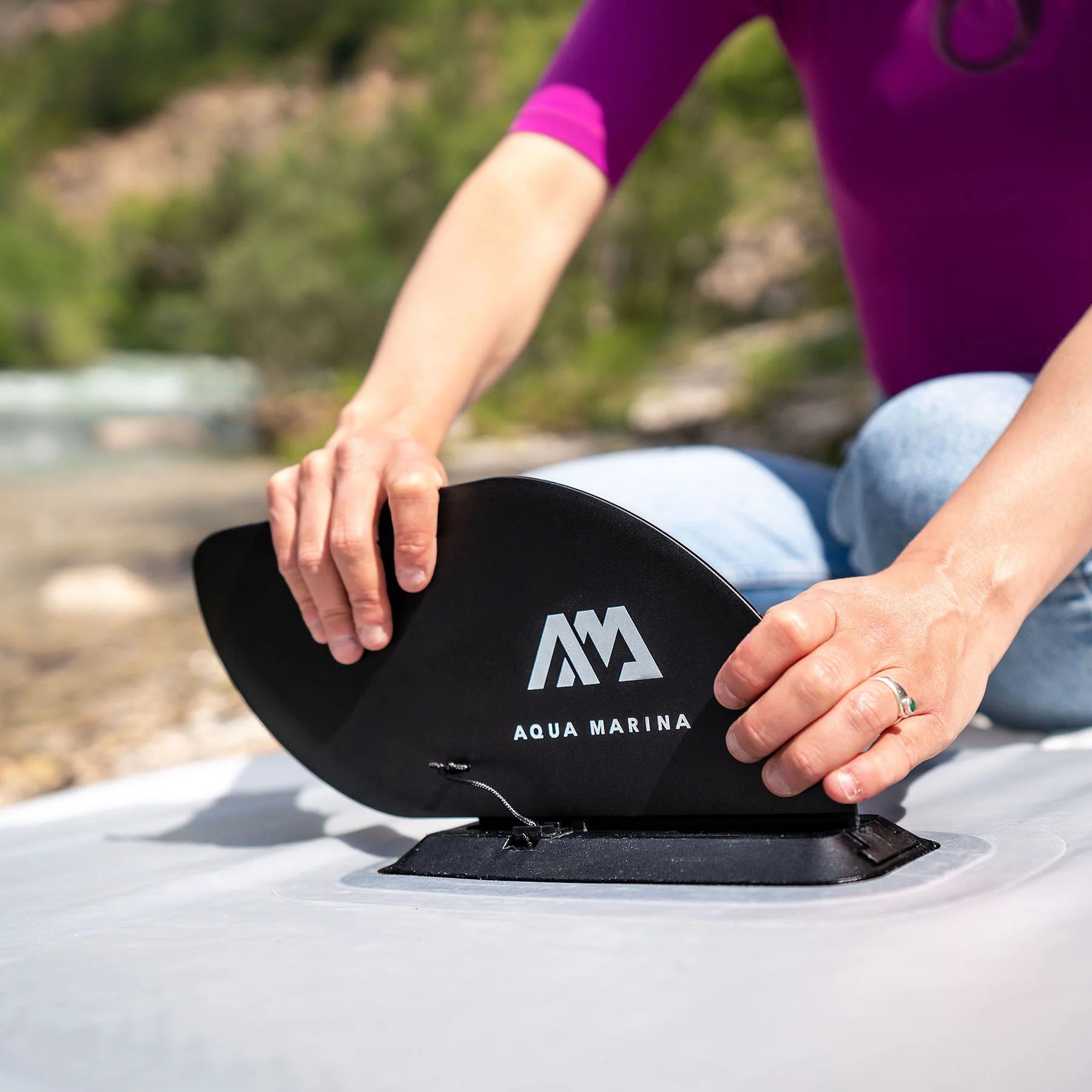 Kayak Ultraliviano Aqua Marina Halve Single / Doble Blanco