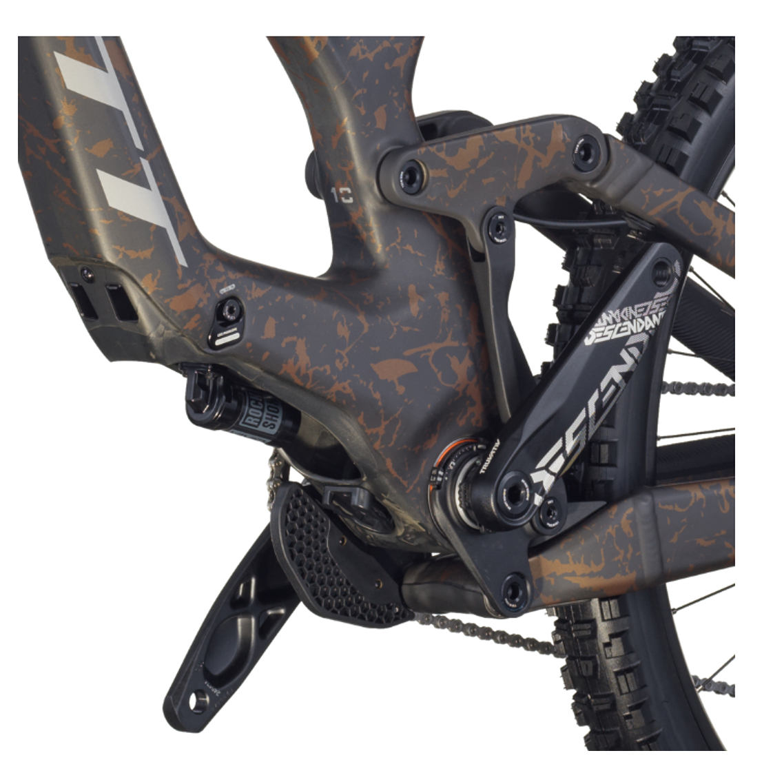 Bicicleta DH Downhill Gambler Carbon Black