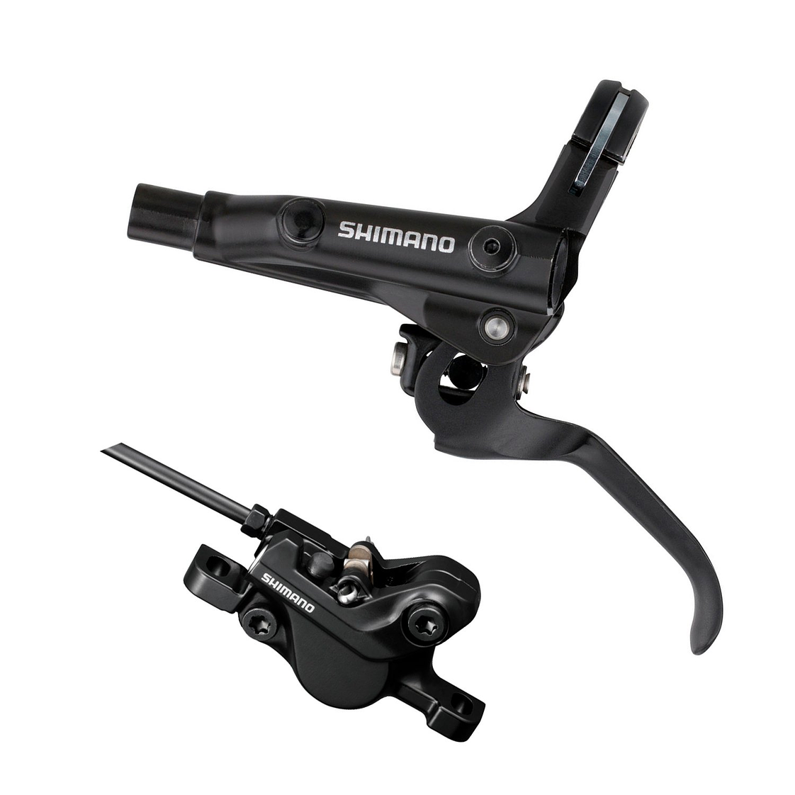 Freno Hidráulico Completo Set Shimano Bl-Mt501, Br-Mt500 Negro