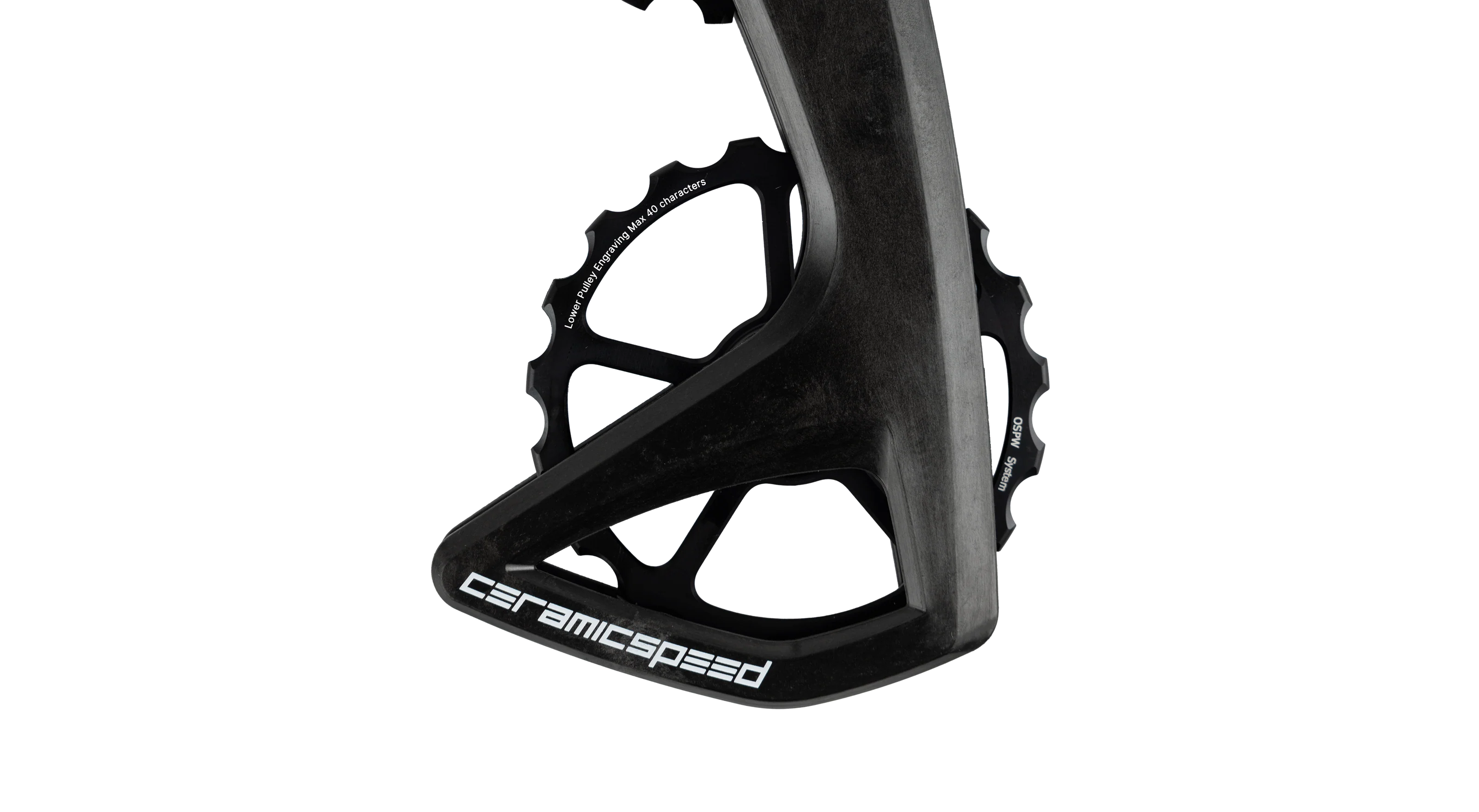 Cambio Trasero CeramicSpeed OSPW RS 5-Radios Shimano 9250/8150 Negro