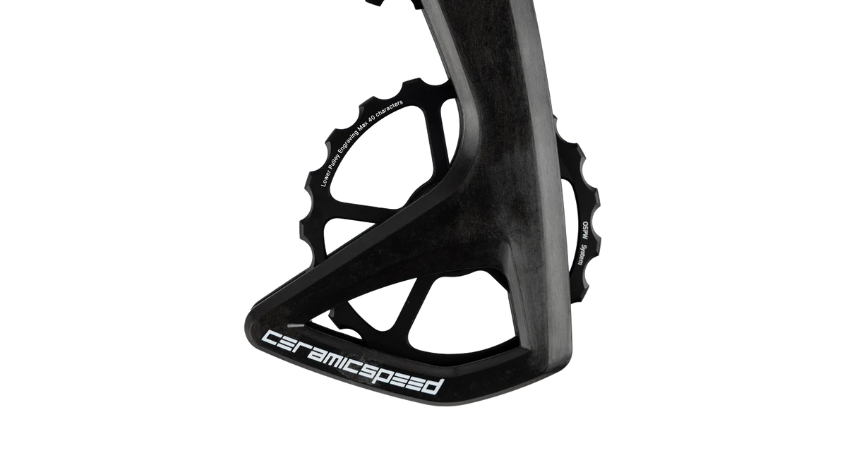 Cambio Trasero CeramicSpeed OSPW RS 5-Radios Shimano 7150 Negro
