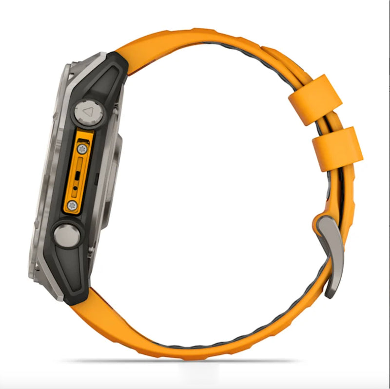 Smart Watch fēnix® 8 Garmin – 51mm Amoled Sapphire Spark Orange - Rideshop