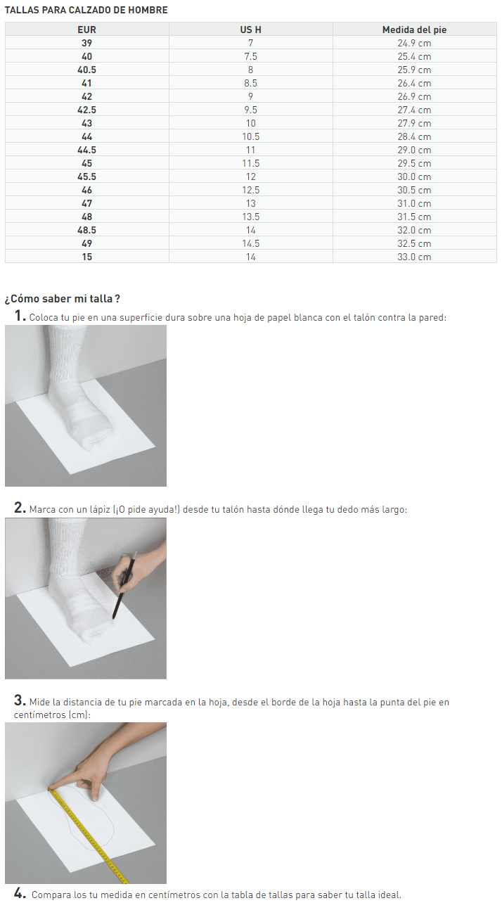 Guía de Talla