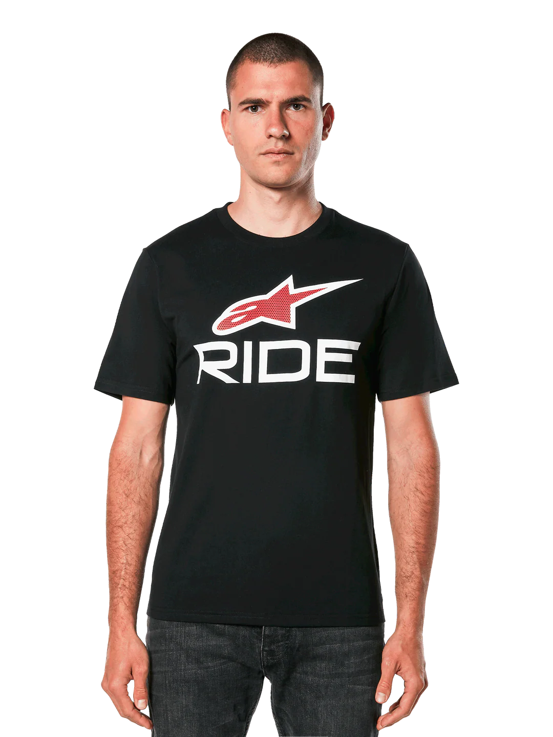 Polera Alpinestars Ride 4.0 CSF Negro Blanco