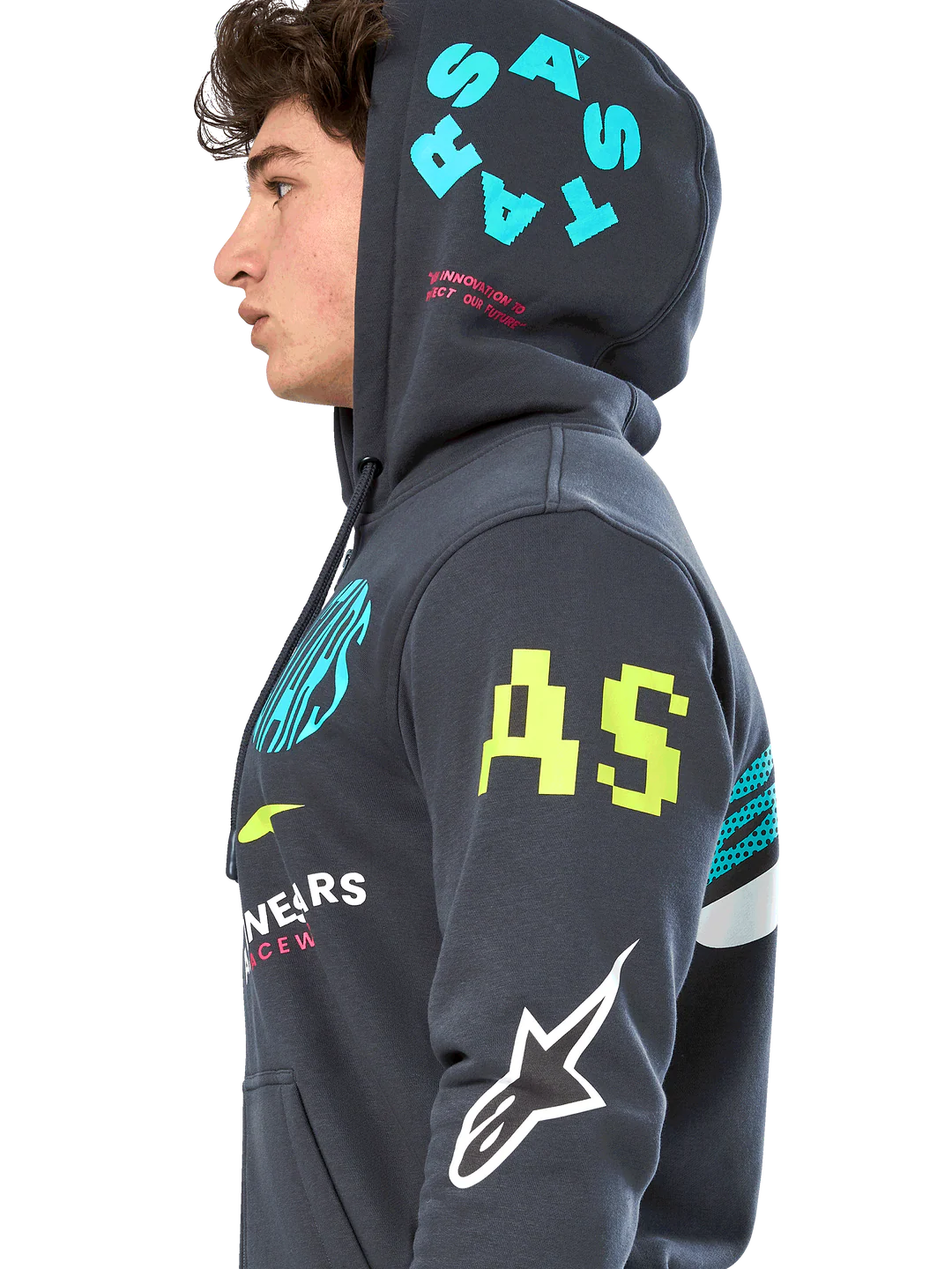 Polerón Alpinestars Variegate Blanco