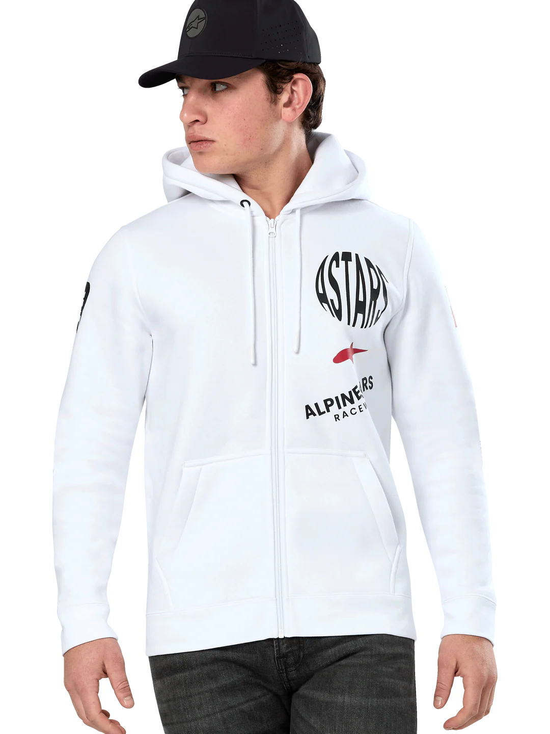 Polerón Alpinestars Variegate Blanco