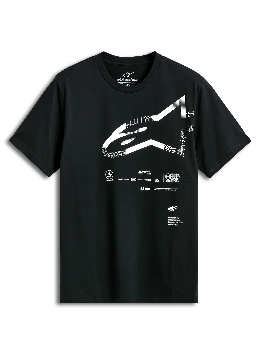 Polera Alpinestars CSF Geográfica Negra