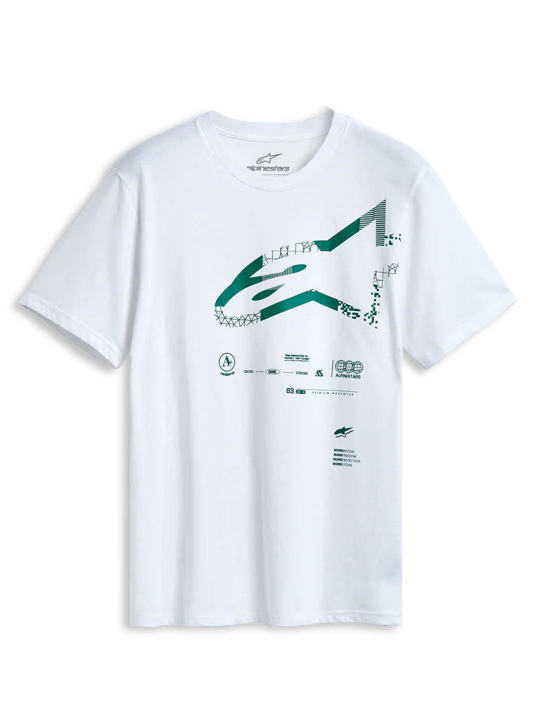 Polera Alpinestars CSF Geográfica Blanco