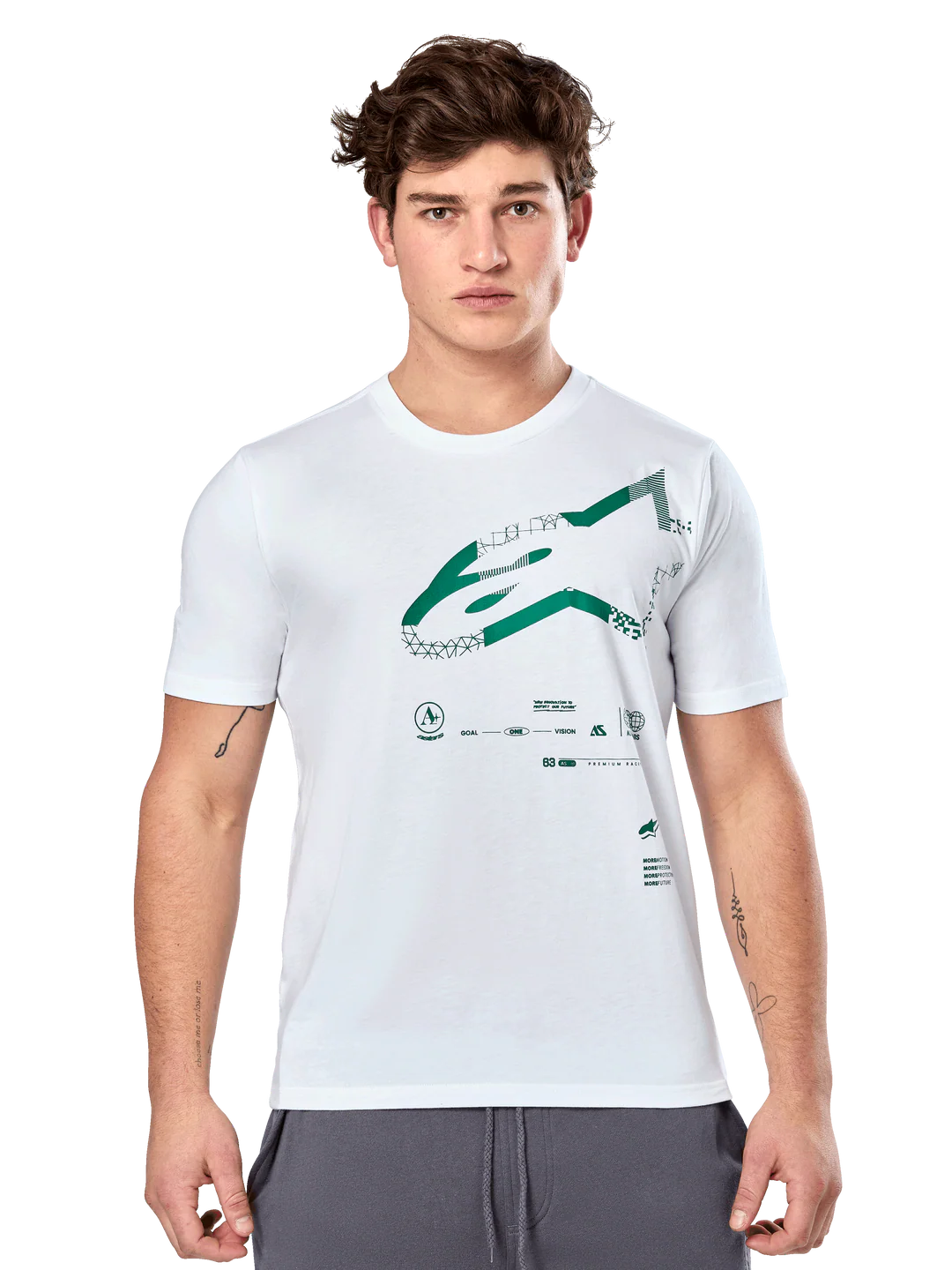 Polera Alpinestars CSF Geográfica Blanco