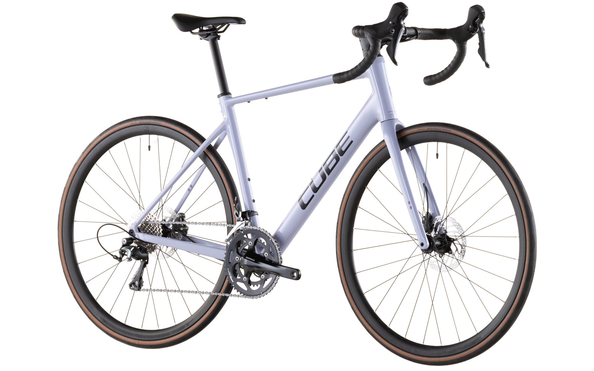 Bicicleta Ruta Cube Attain C:62 Race Plumgrey´n´brink