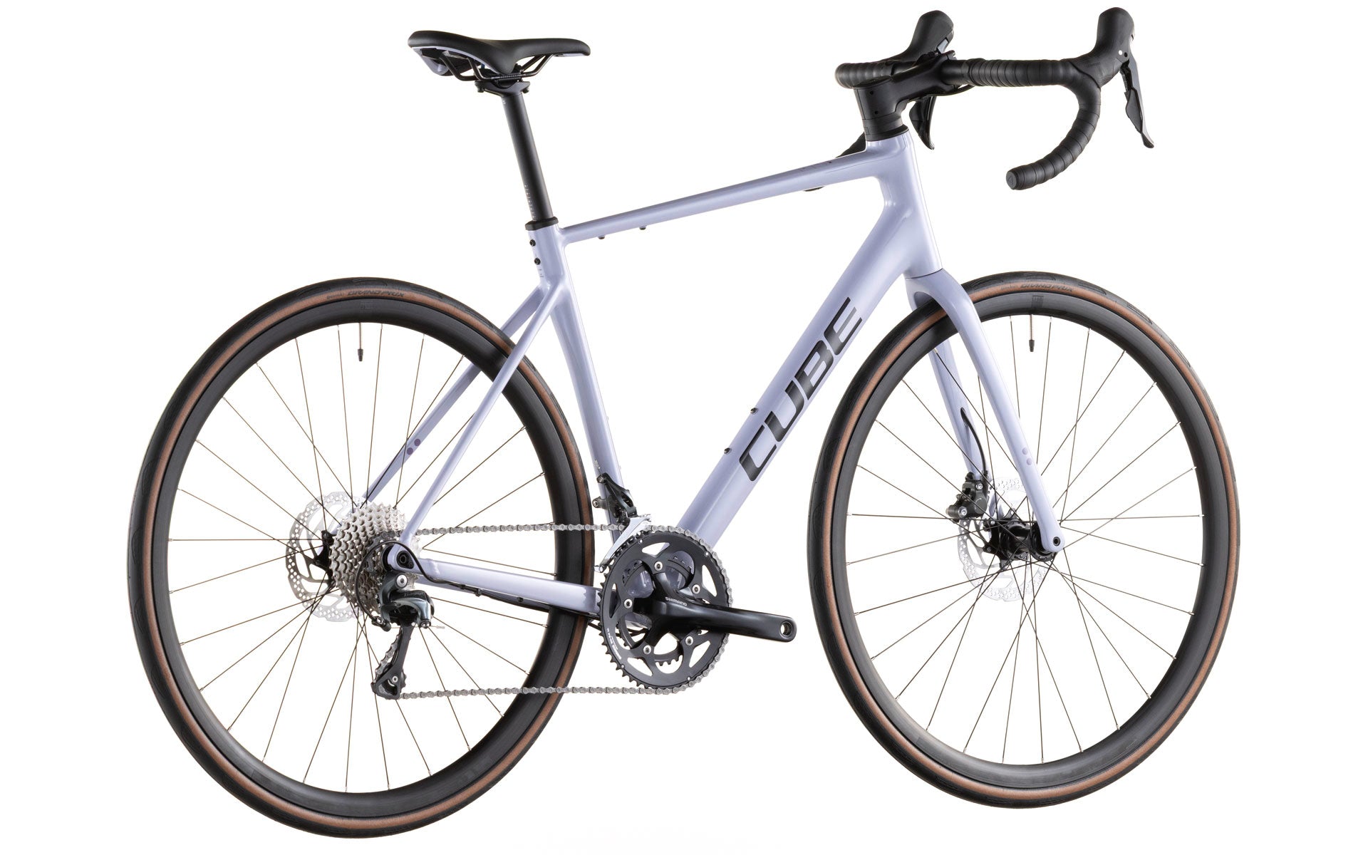 Bicicleta Ruta Cube Attain C:62 Race Plumgrey´n´brink