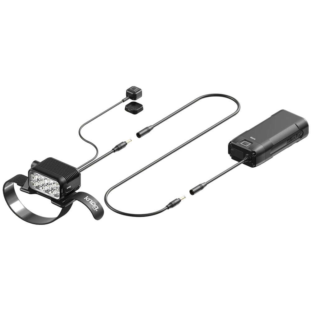 Luz Delantera Casco Bicicleta Blinder X 2300 + Bateria 10000 mAh