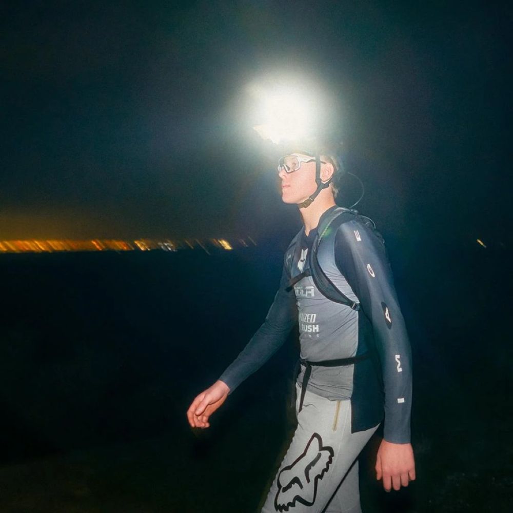 Luz Delantera Casco Bicicleta Blinder X 2300 + Bateria 10000 mAh
