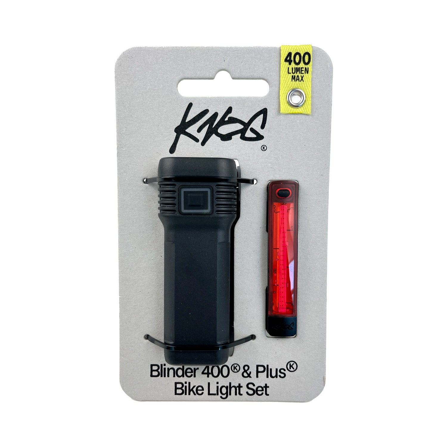 Luz Trasera Knog Bicicleta Blinder Pro 400 LM + Plus 20 LM