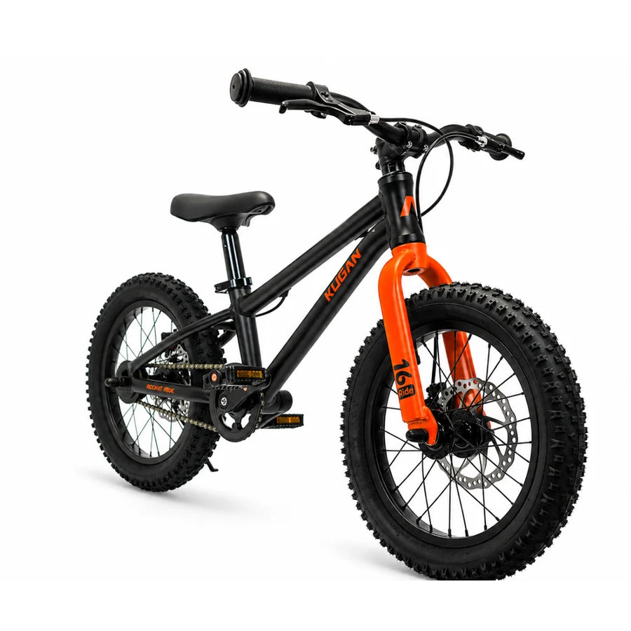 Bicicleta Niño Kugan Rocket Ride 16 Black Orange