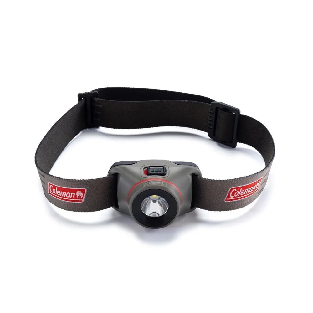 Coleman Linterna Frontal LED, BatteryGuard, 4 Modos, 100 Lúmenes