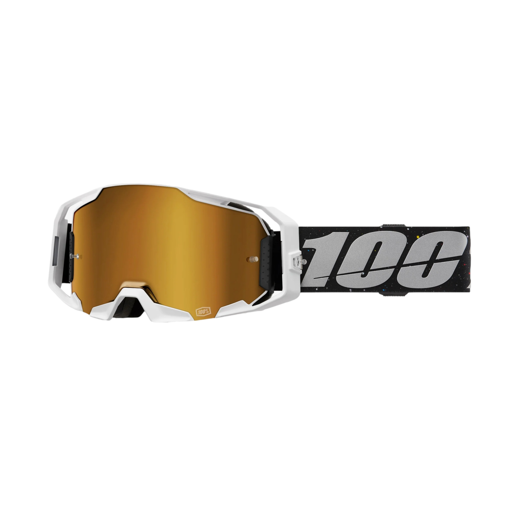 Antiparra 100% Armatic Google Rapidracer Mirror True Gold Lens