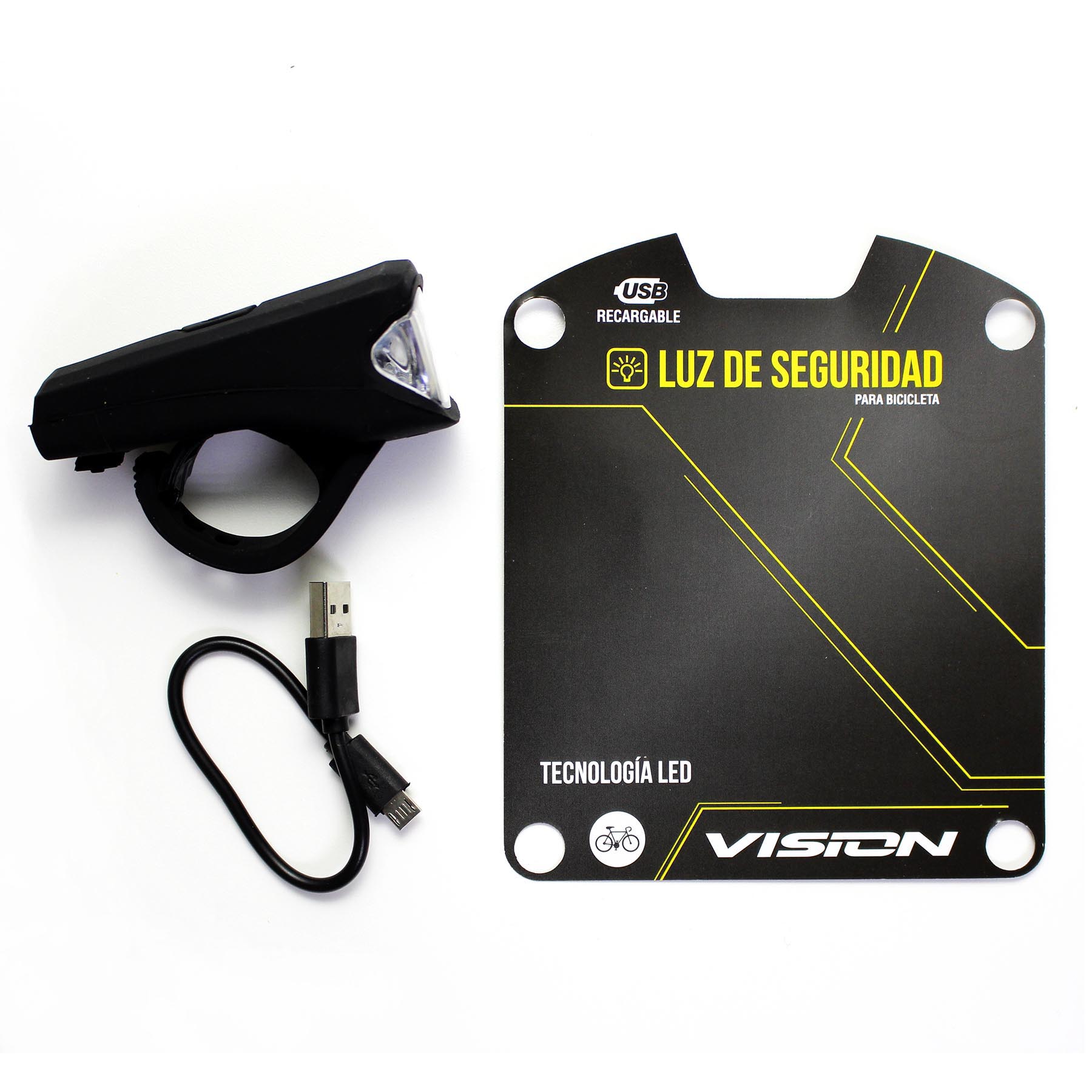 Luz Led Best Delantero 0,5 W Blanco Recargable Usb Silicona - Rideshop